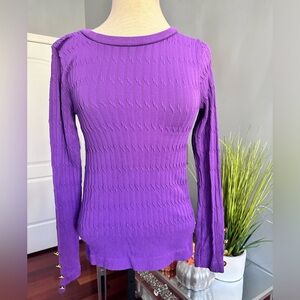 Love Purple Sweater